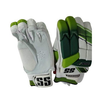 Superlite Cricket Batting Glove  -  Mens, Black,Green,White, Right-han